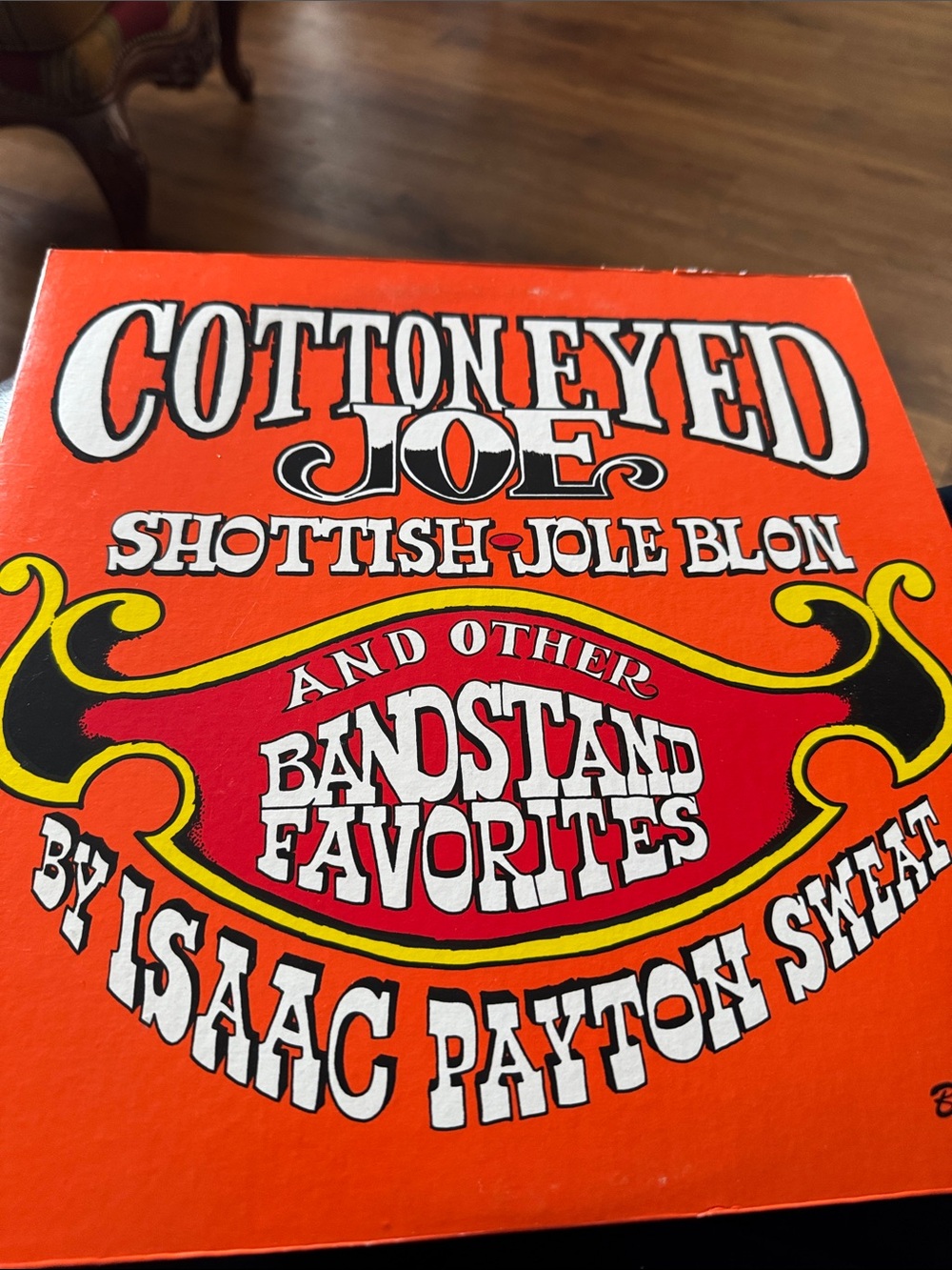 Cotton Eyed Joe - Isaac Payton Swat Orange Album Cover Art Print